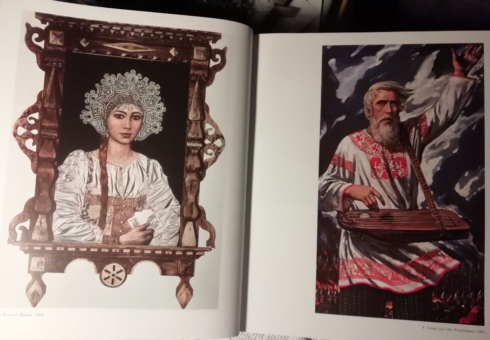 Ilya GLAZUNOV peintre russe fin du XXe s. Livres et BD