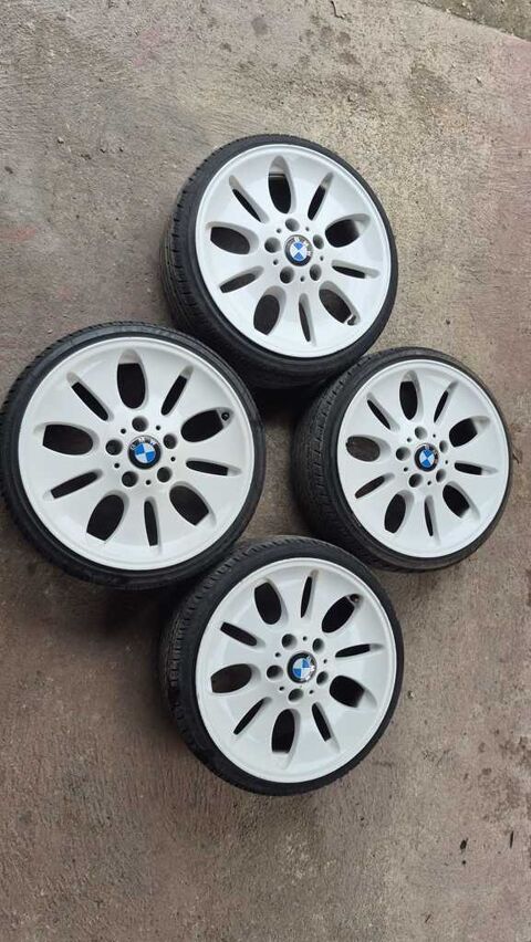Lot de 4 jantes alliage BMW blanc laqu� 600 Uchaud (30)