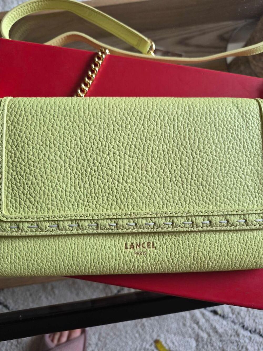 sac chaine ninon lancel cuir Maroquinerie