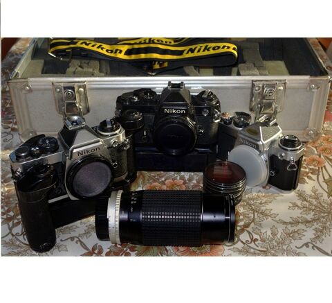 Nikon Argentique FE2 + FE + MD11 + 12 + etc 475 Villelongue-dels-Monts (66)