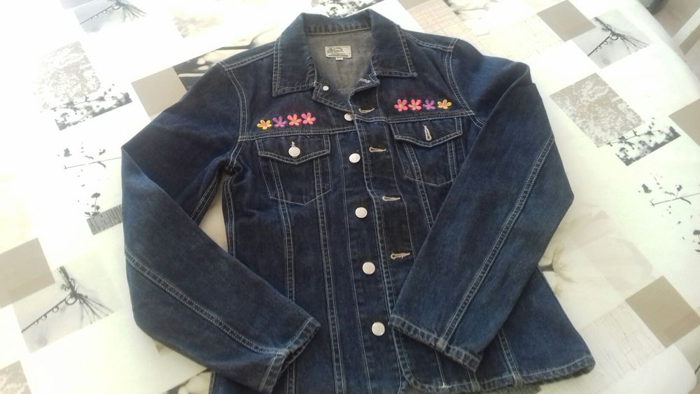 veste en jean femme Vêtements