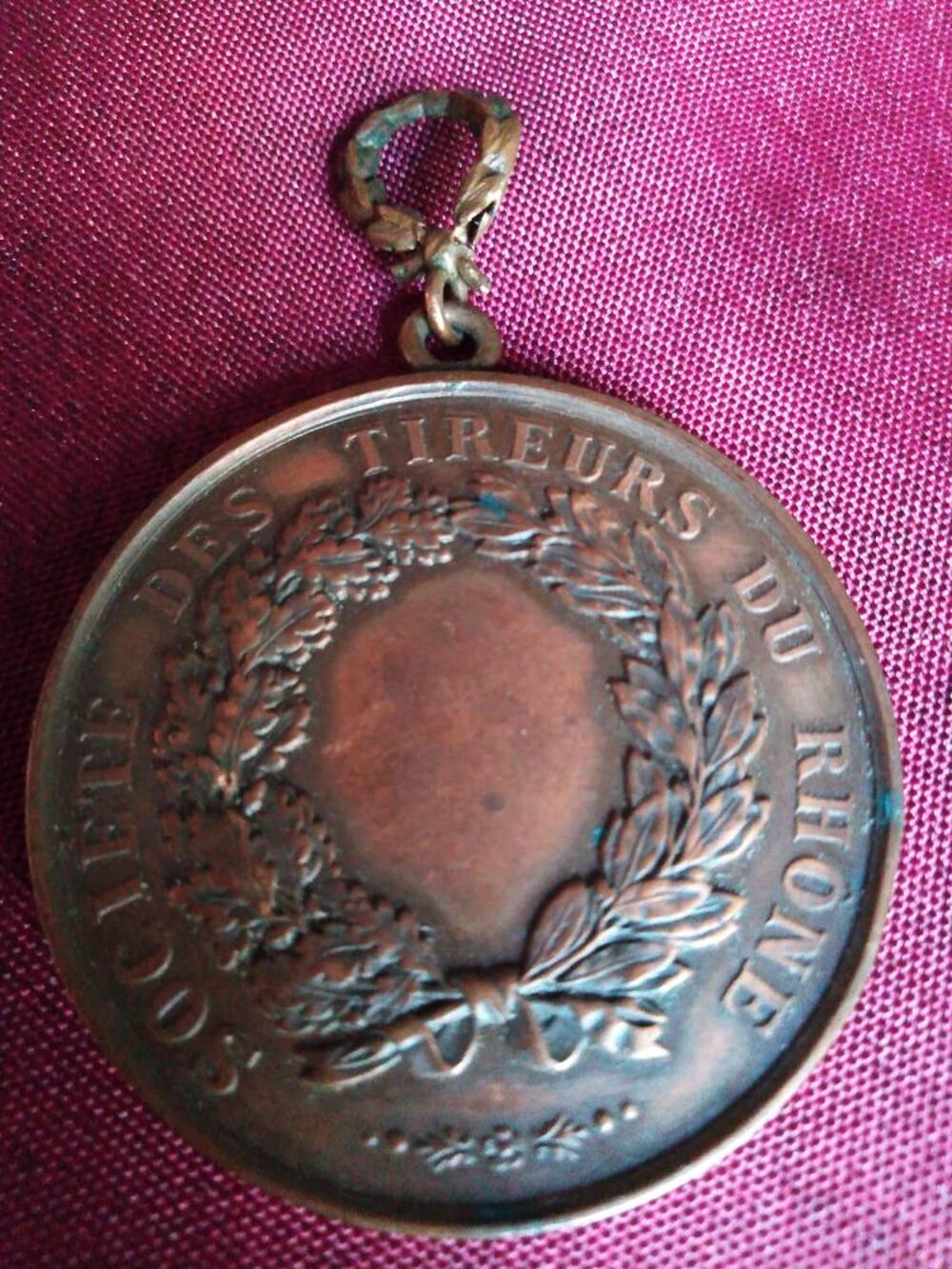 M&eacute;daille en bronze 