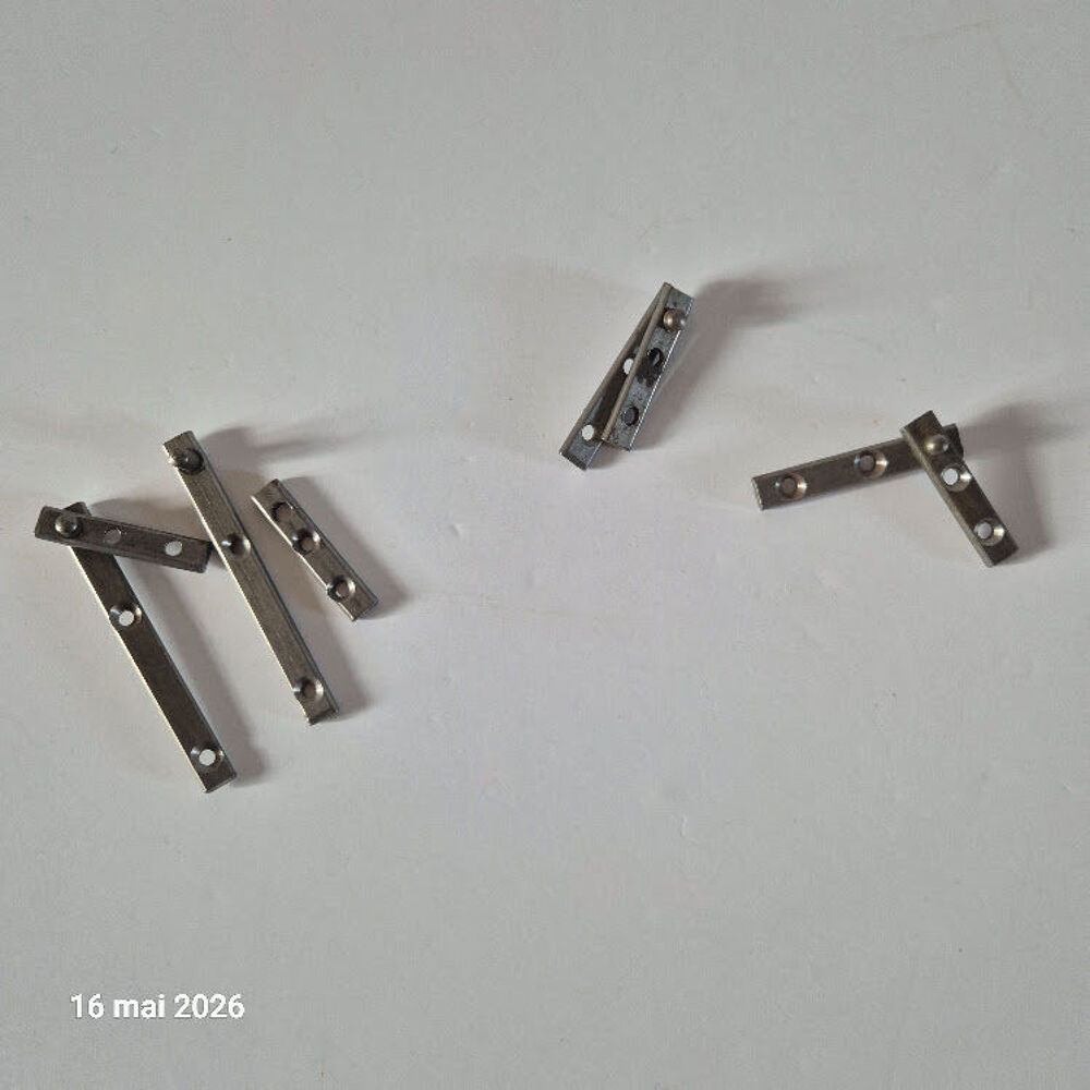 Lot de 4 charni&egrave;res pivots universelles en acier ancien Bricolage