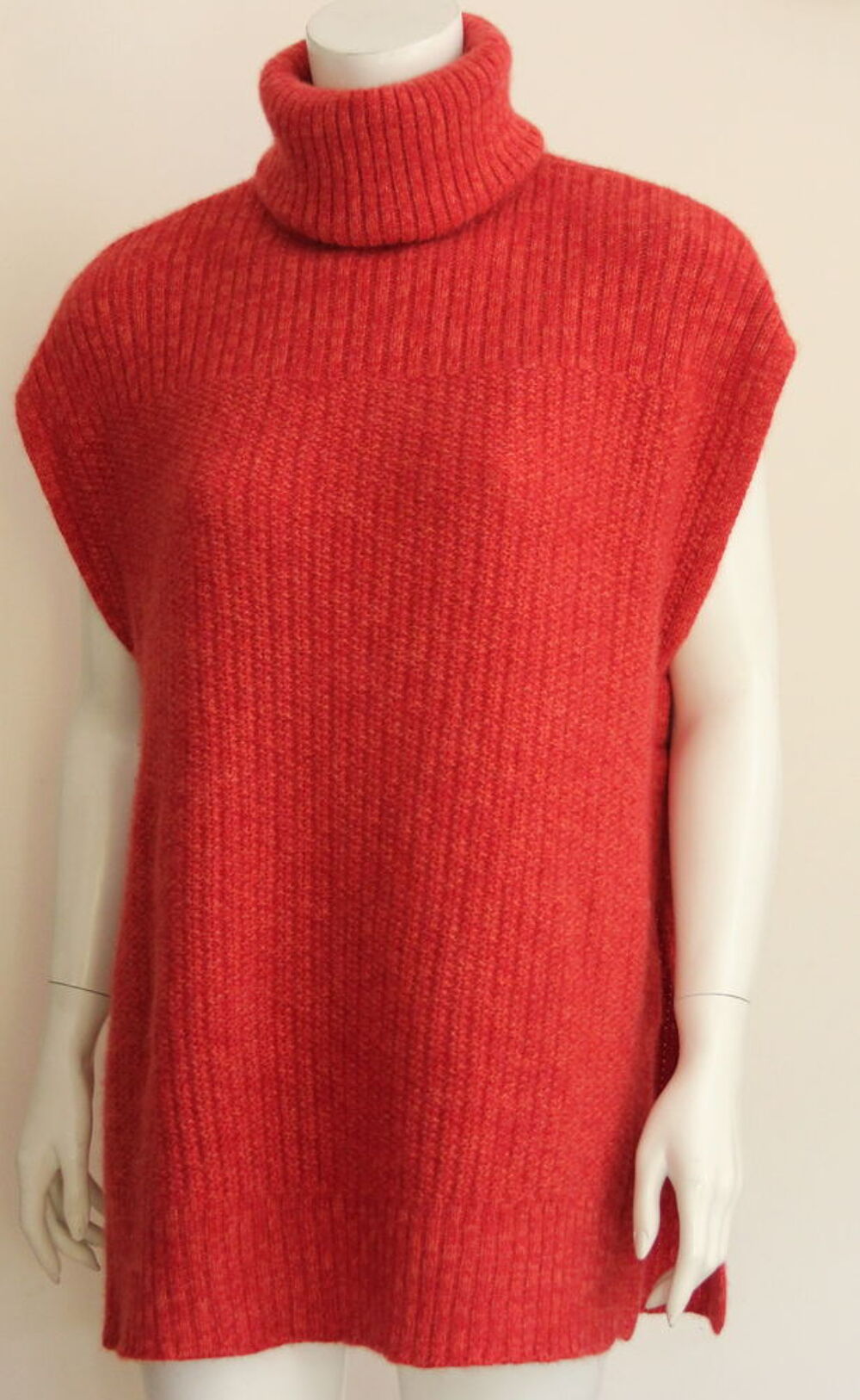 Pull cachemire brique KUJTEN T.M (38/40) Vêtements