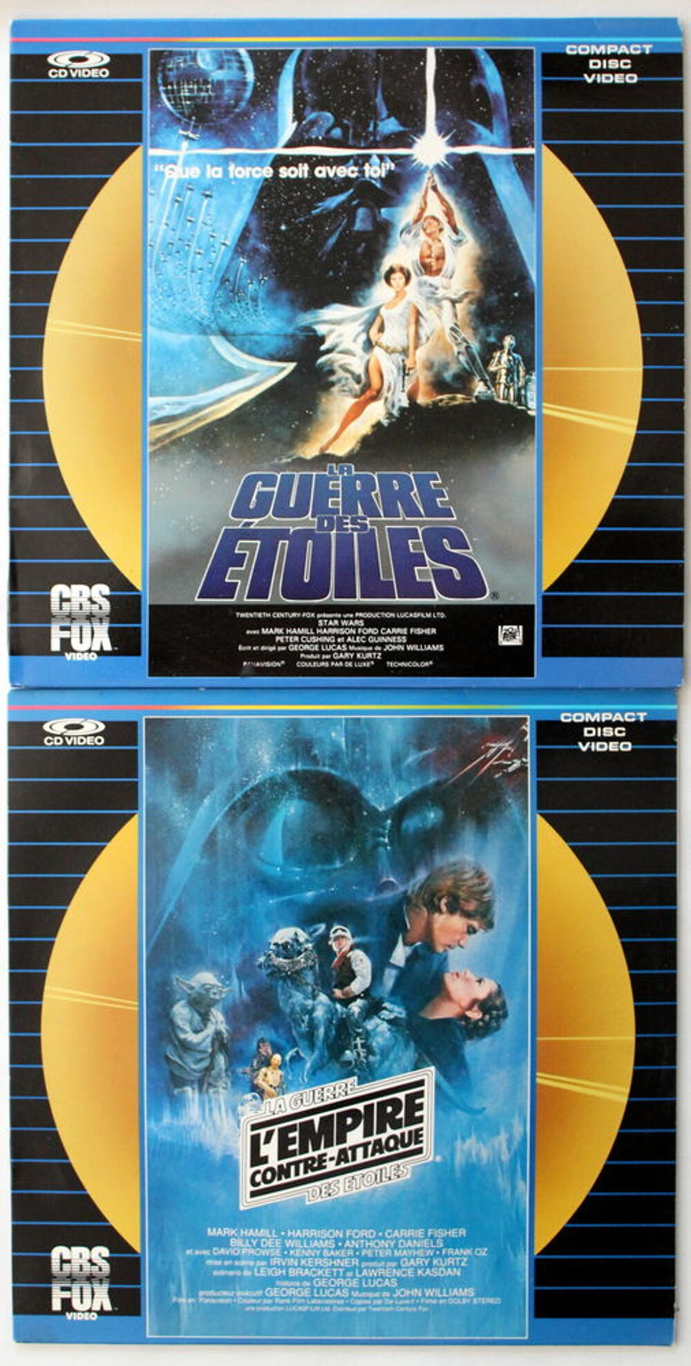 Disques Blu-ray Star Wars premi&egrave;re &eacute;diton DVD et blu-ray