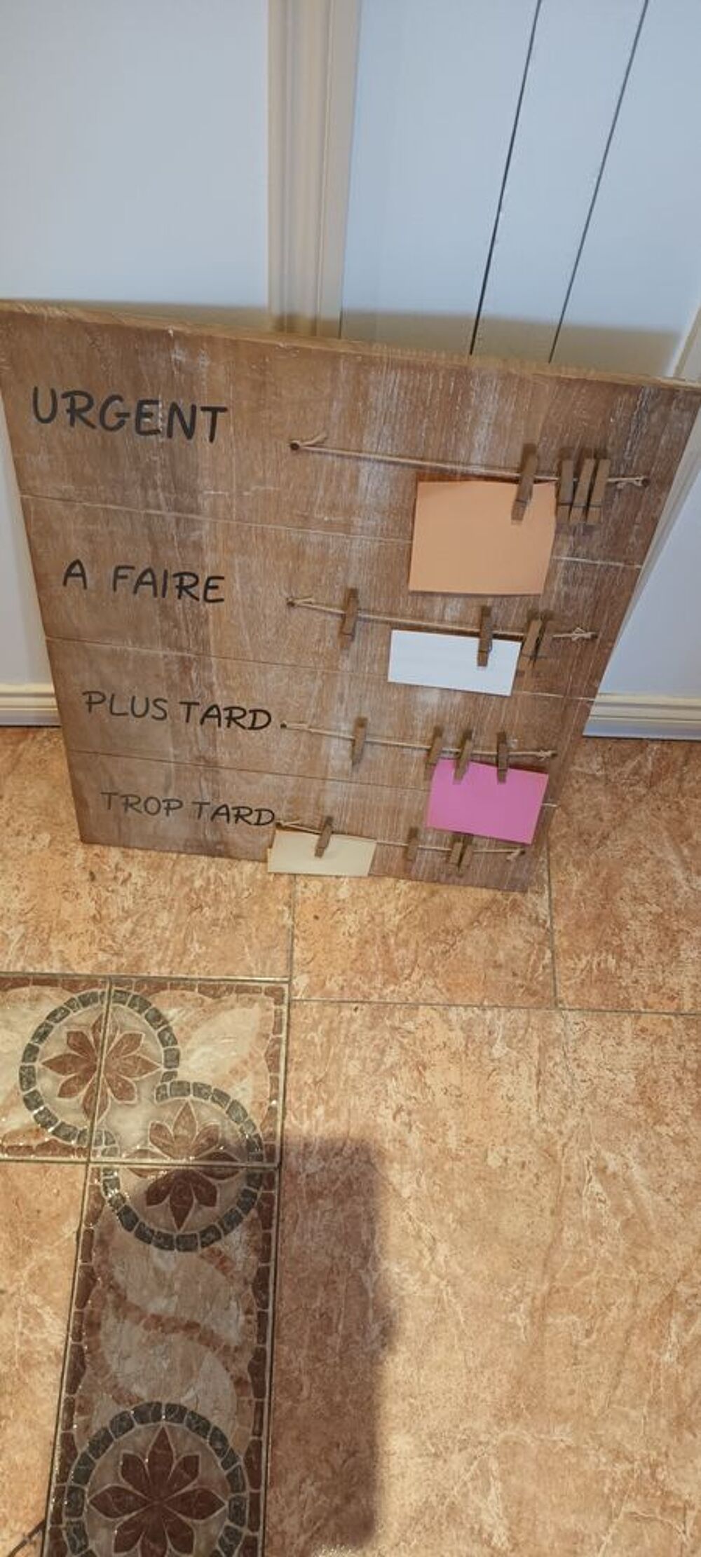 TABLEAU PENSE- B&Euml;TE Décoration