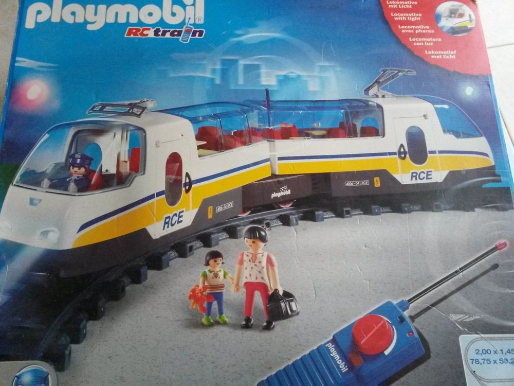 TRAIN PLAYMOBILE n&deg;4011 RC train Jeux / jouets