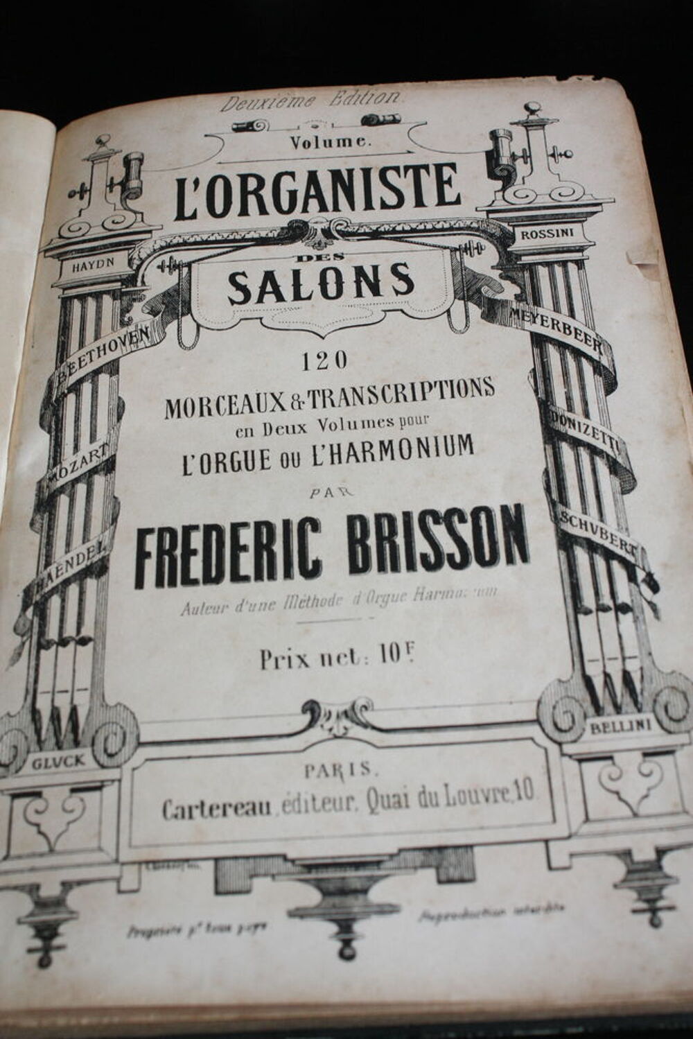 livre de partitions pour orgue et harmonuim Livres et BD