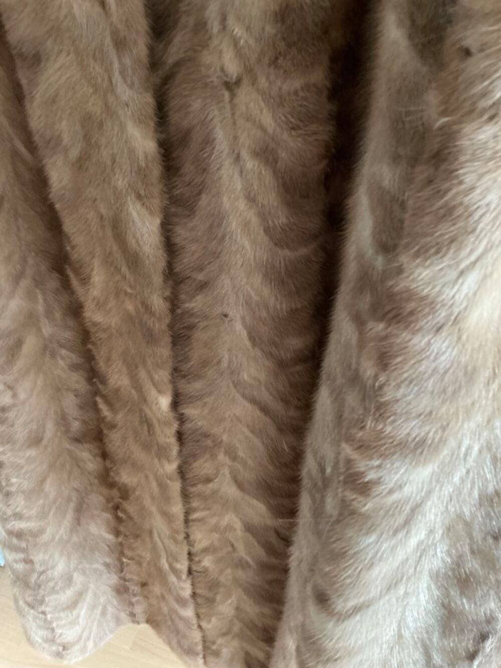 Manteau neuf vison pleine peau femme Vêtements