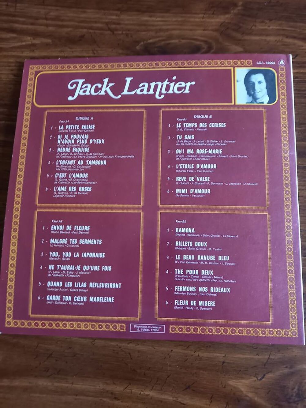 2 Disques 33 tours JACK LANTIER CD et vinyles