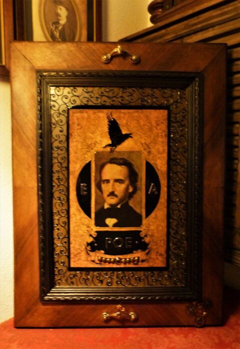 Grand Tableau  EDGAR ALLAN POE  Cra. Steampunk 70 Mont-de-Marsan (40)
