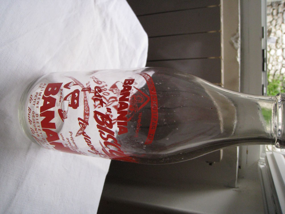 Bouteille en verre Banania 1950 