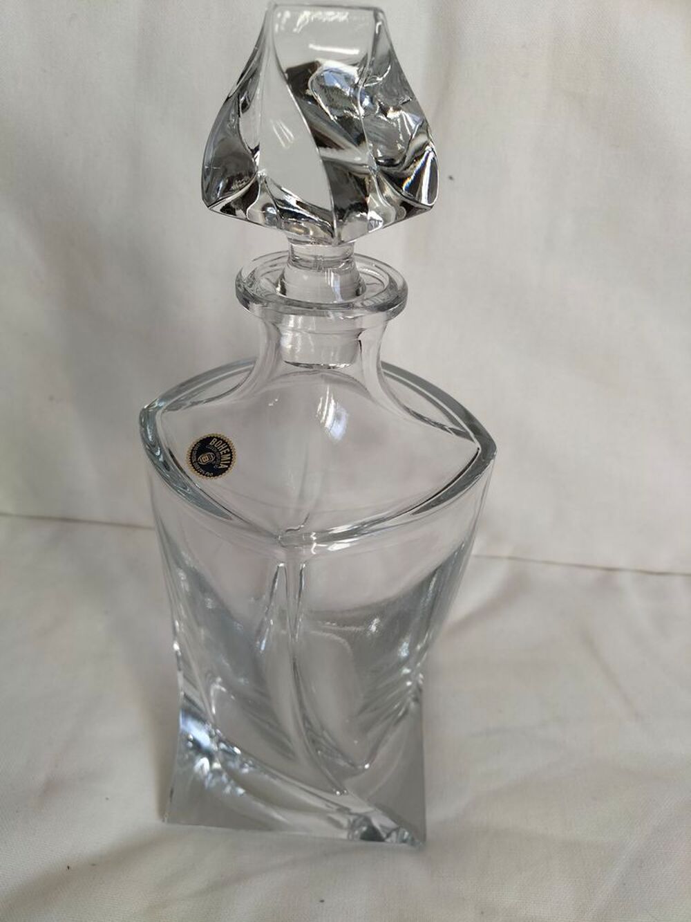 Carafe en cristal de Boh&ecirc;me dans sa bo&icirc;te Dcoration