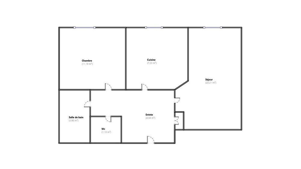 Vente Appartement T2 - 48.62m ² Champs sur marne