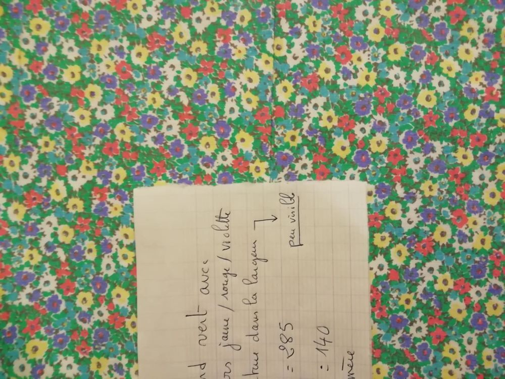 grande nappe fleurie 285 cm sur 140 cm Décoration