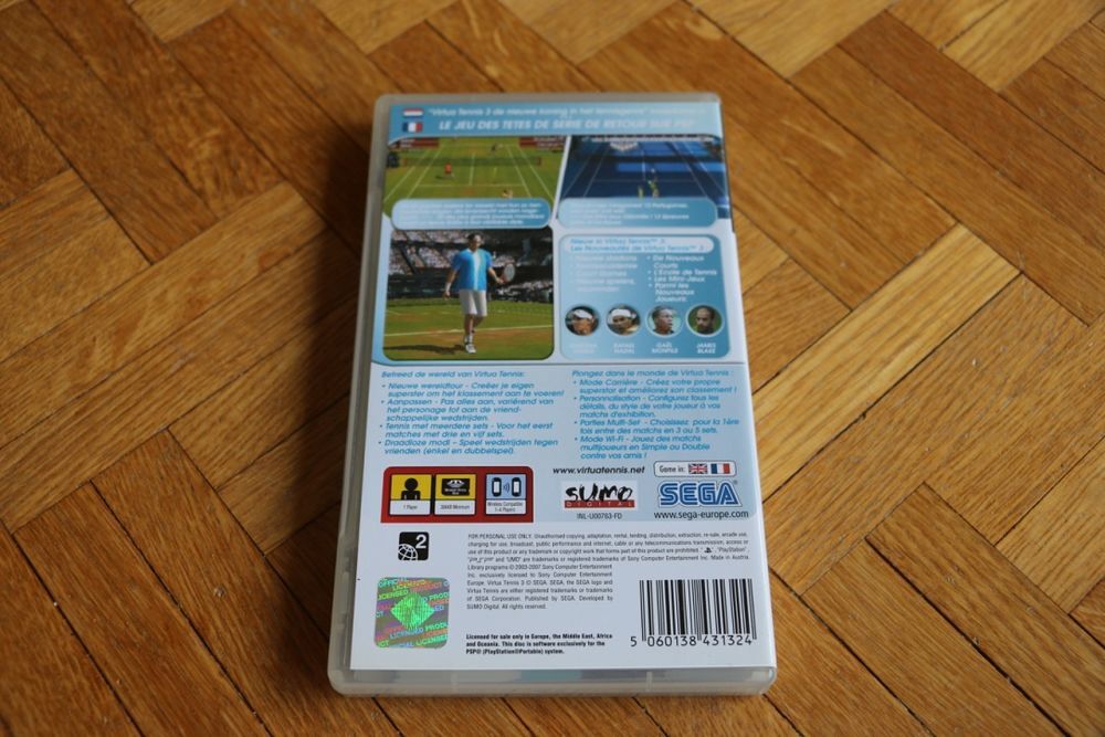Jeu PSP Virtua Tennis 3 (AS) Consoles et jeux vidéos