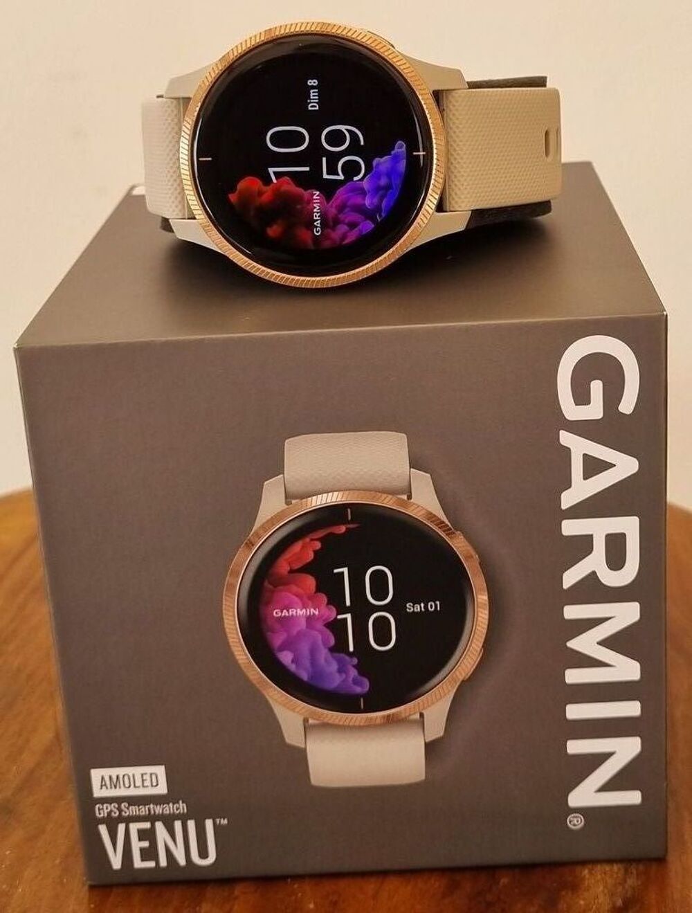 Montre Garmin Venu Smartwatch 43mm Sand Matériel informatique