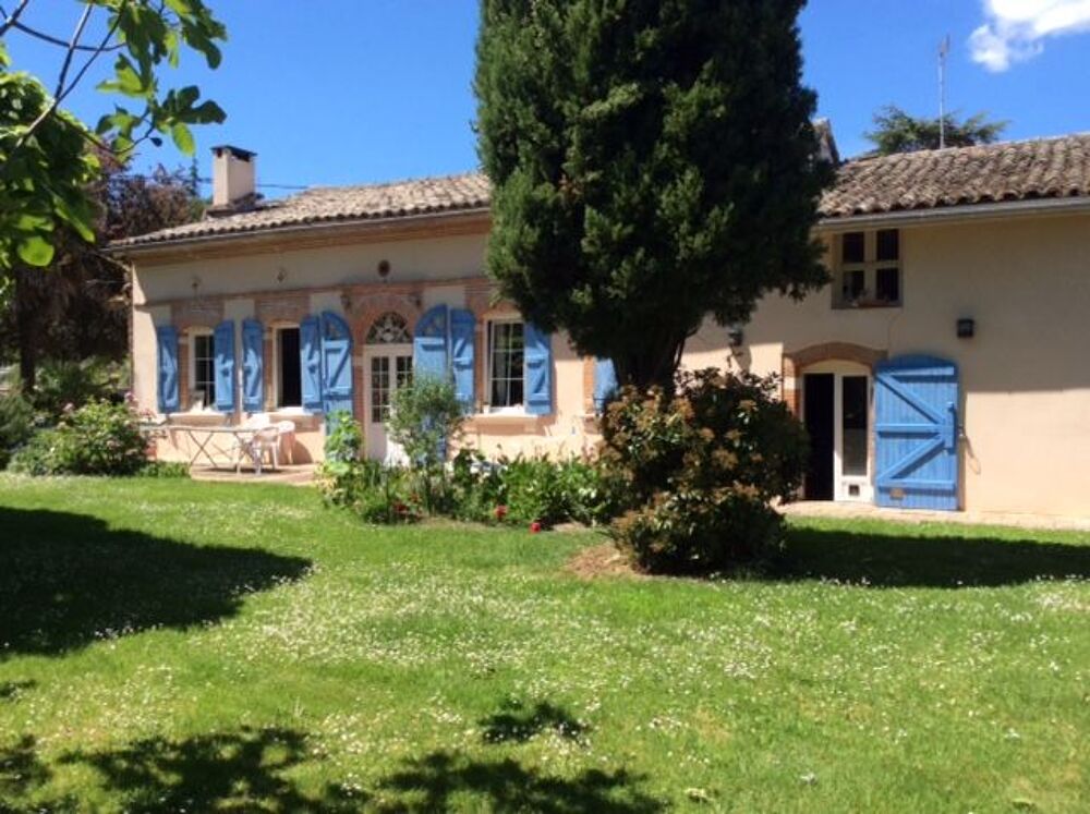 Vente Maison toulousaine de 270m2-5chambres-1700m2 jardin 
avec gite 84m Castelmaurou