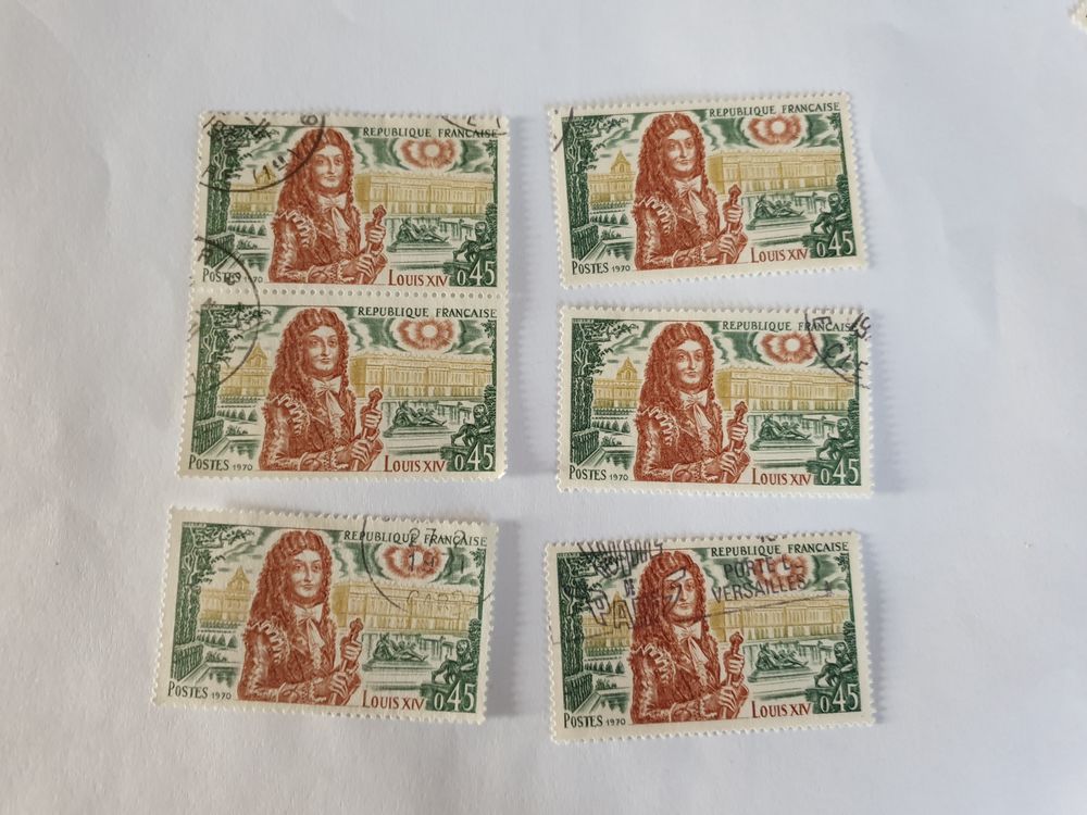 Timbre france Louis XIV 1970 - lot 0.60 euro 