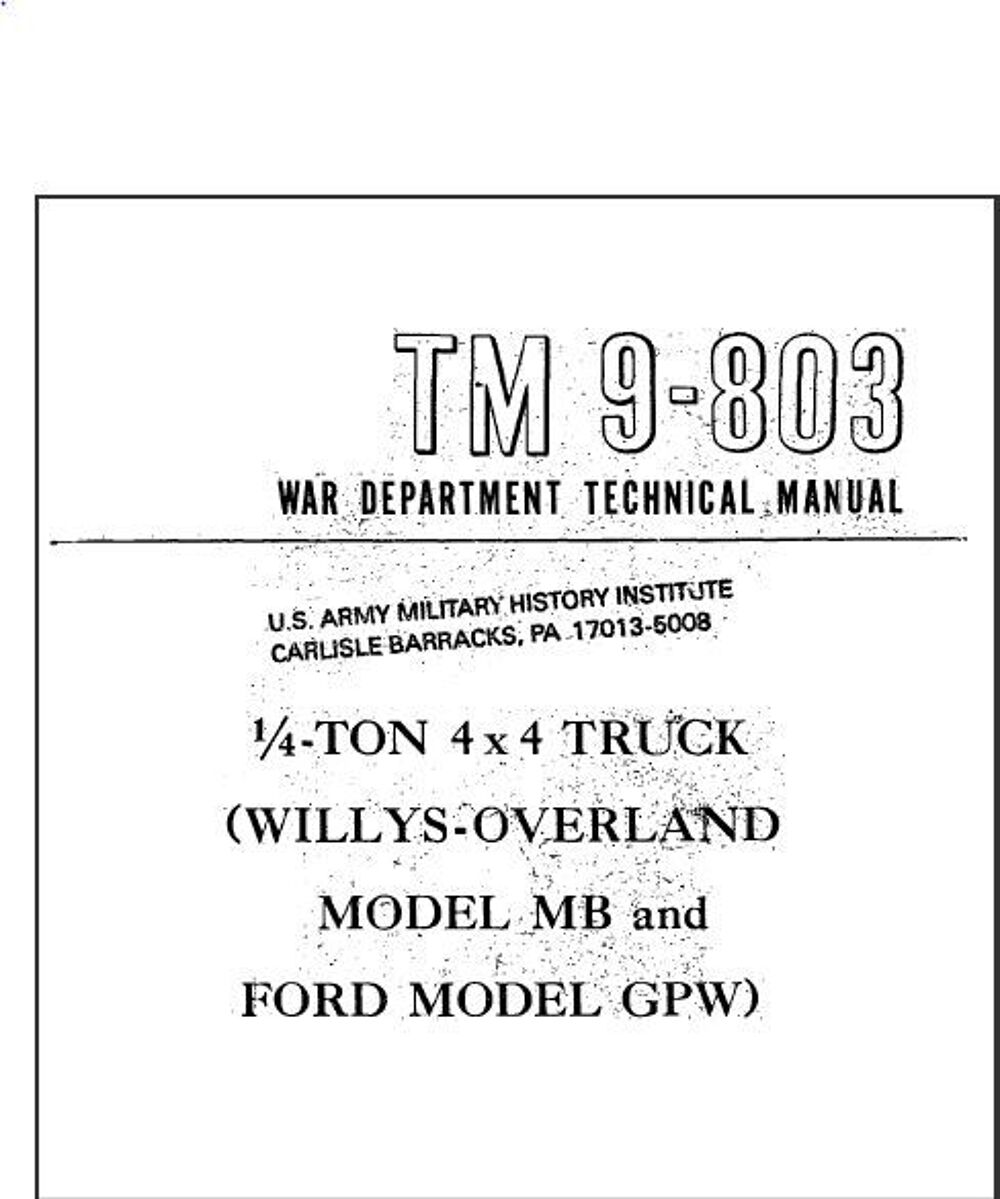 Manuels d'atelier Jeep Willys Hotchkiss et Delahaye VLR CD et vinyles