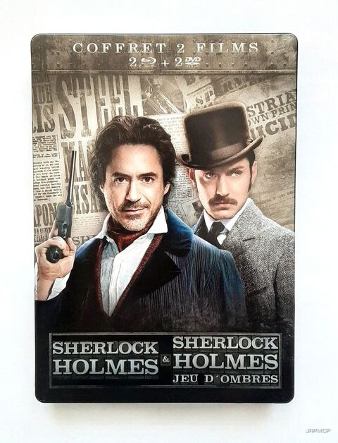Sherlock Holmes 1&2 Jeu d'ombres. Coffret Combo 2xBR 2xDVD 8 Fontenay-sous-Bois (94)