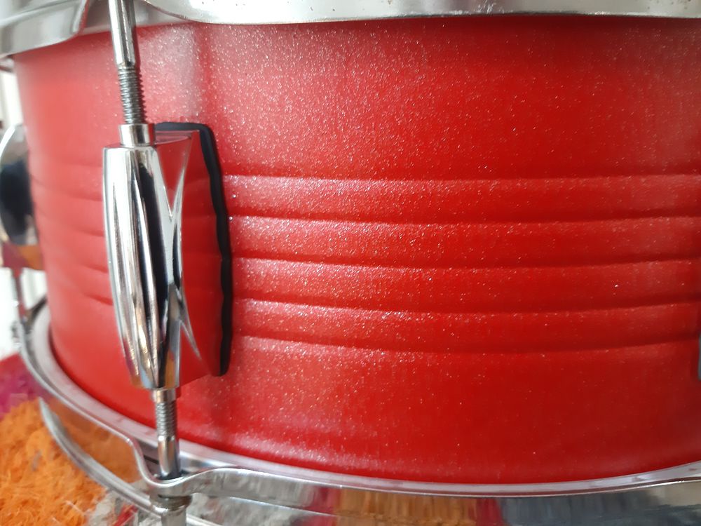 Caisse claire acier Shock Drums customis&eacute;e Instruments de musique