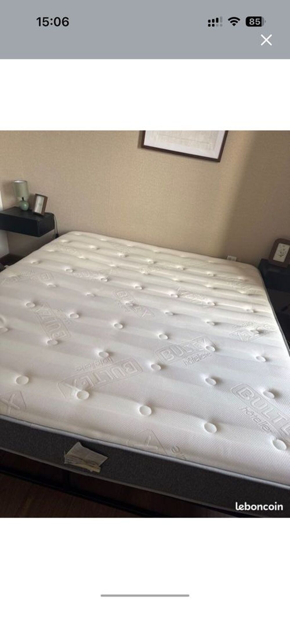 Matelas d h&ocirc;tellerie 180x200 avec sommier Meubles