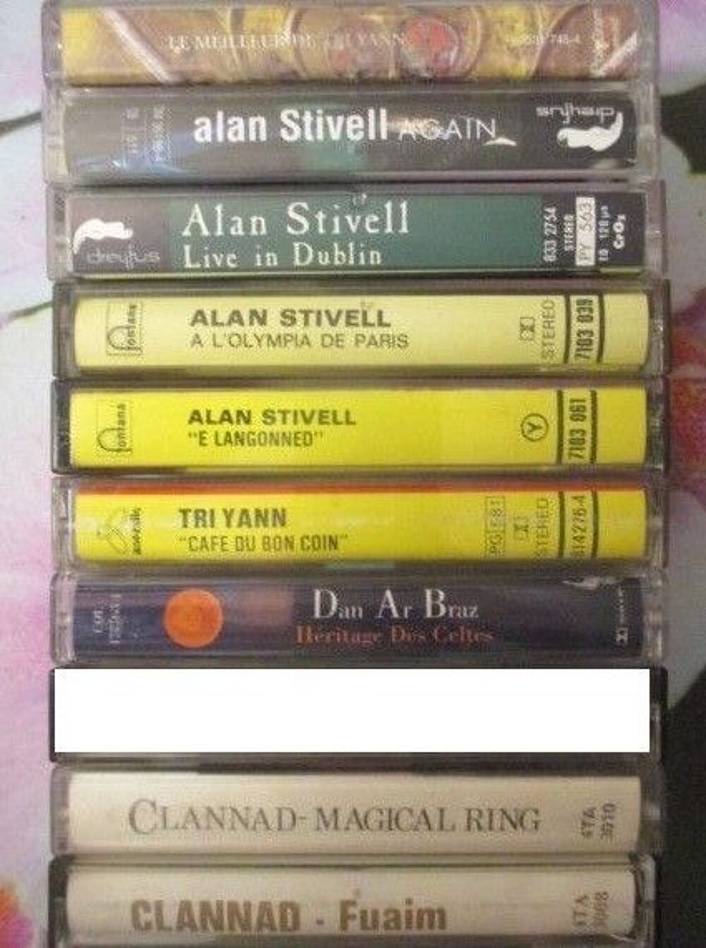 Cassettes audio musiques Folk-Celtique-Bretonne
CD et vinyles