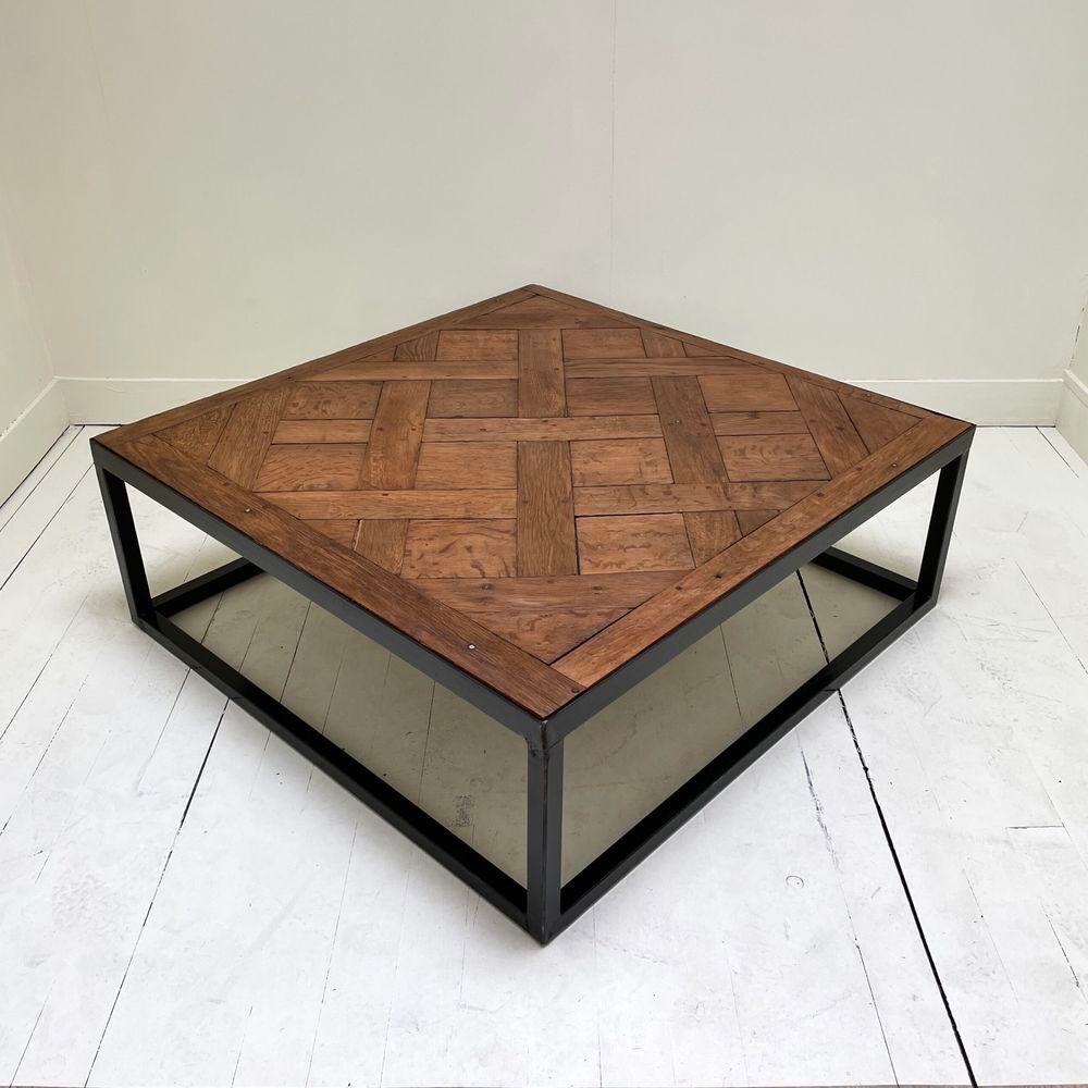 Table basse en parquet "Versailles" Meubles