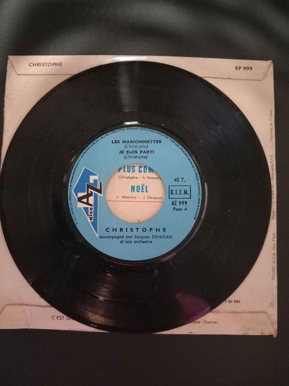 45 Tours Christophe les marionnettes CD et vinyles