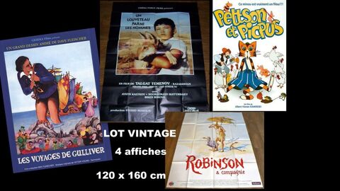 LOT de 4 affiches 120x160 * films ann�es 2000 neuf 25 Chalon-sur-Sa�ne (71)