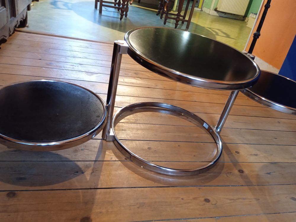 Table basse 3 plateaux amovibles vintage Meubles