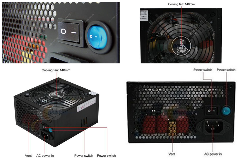  Alimentation Modulaire - 400W - r&eacute;tro&eacute;clairage bleu Matriel informatique