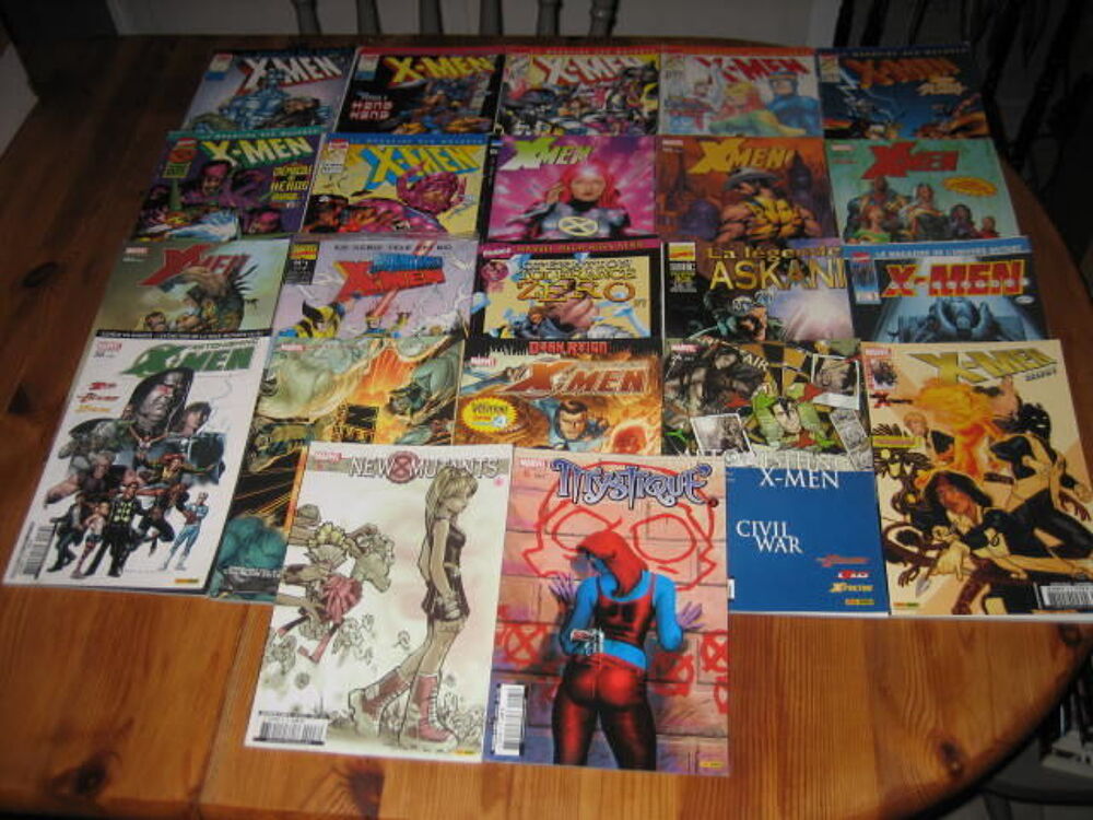 lot 22 comics X MEN xmen mystique new mutants etc...PANINI marvel france Livres et BD