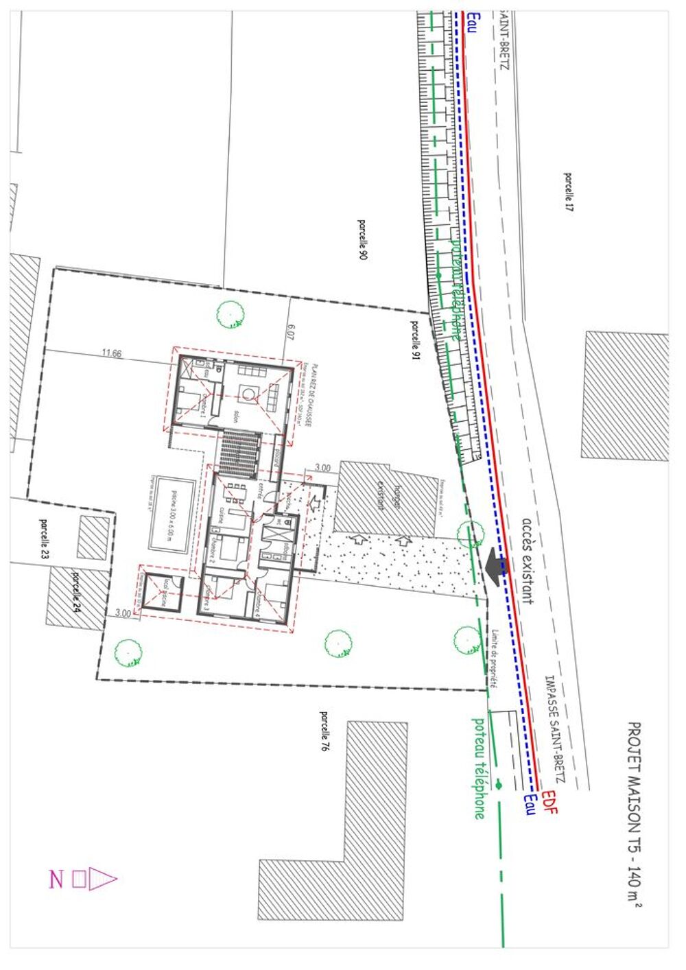 Vente Terrain Terrain de 1166 m² constructible à Pujaudran Pujaudran
