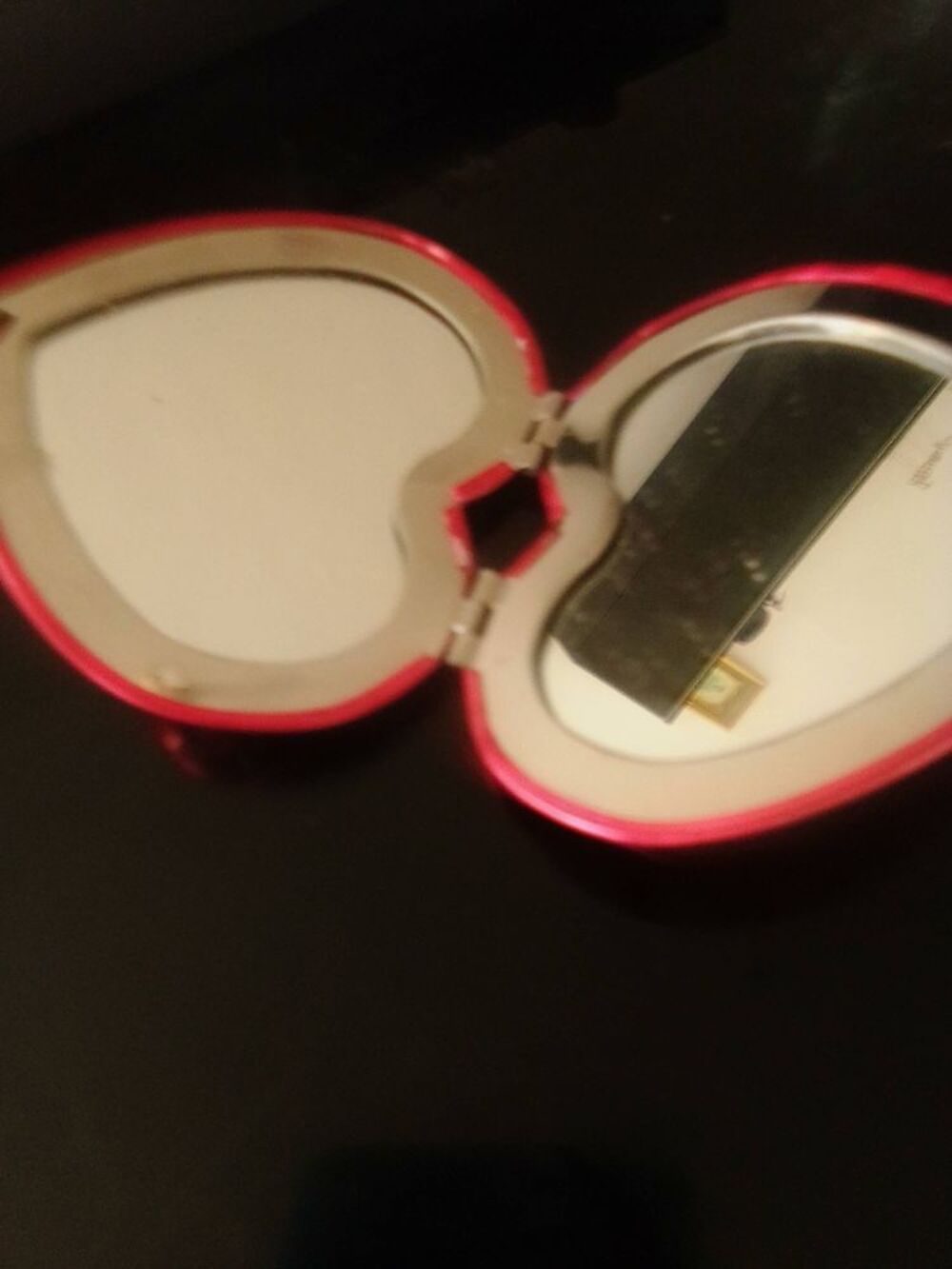 miroir en coeur Bijoux et montres