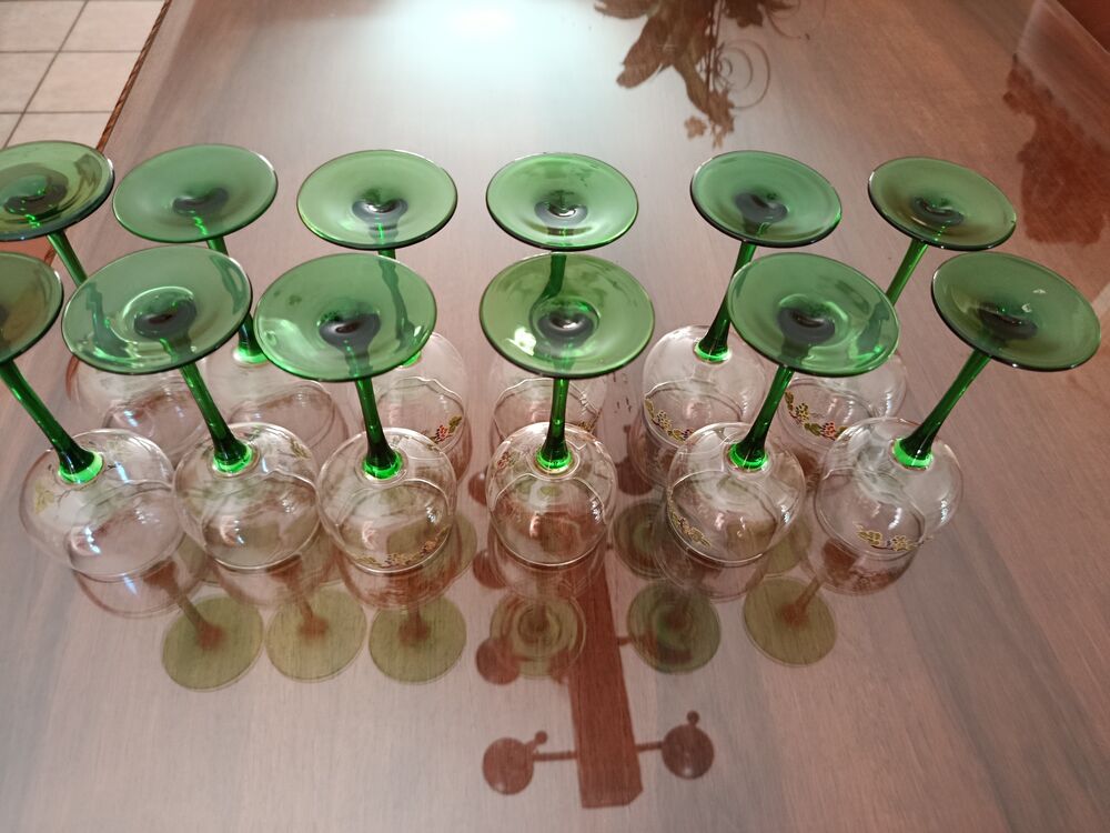 Verres &agrave; vin d'Alsace Décoration