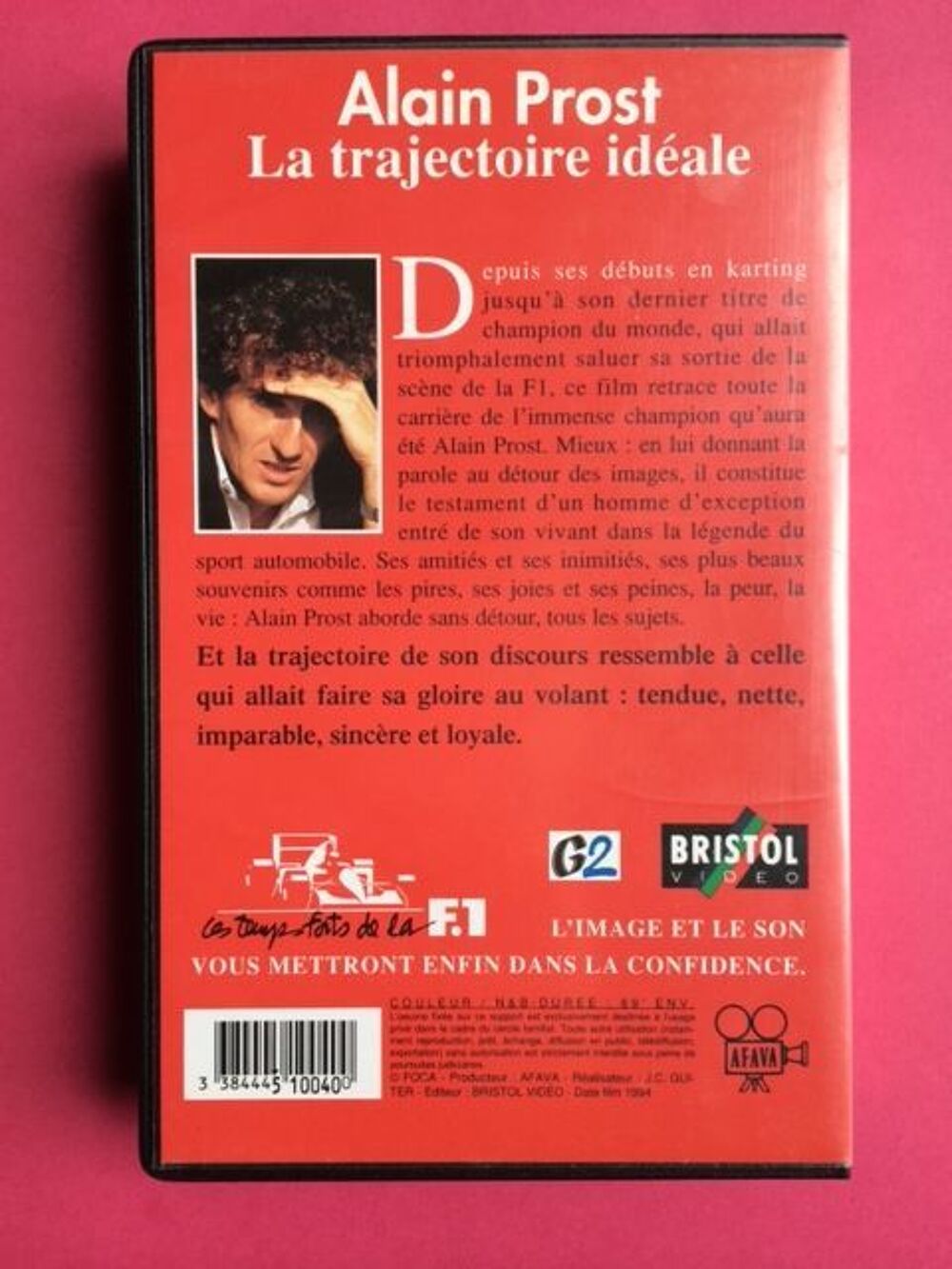 VHS Alain Prost. La trajectoire id&eacute;ale DVD et blu-ray