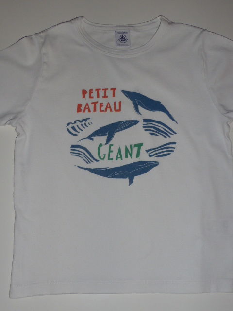 Petit Bateau t-shirt garon motif baleine 8 ans 2 Rueil-Malmaison (92)