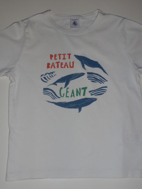 Petit Bateau t-shirt garçon motif baleine 8 ans 2 Rueil-Malmaison (92)