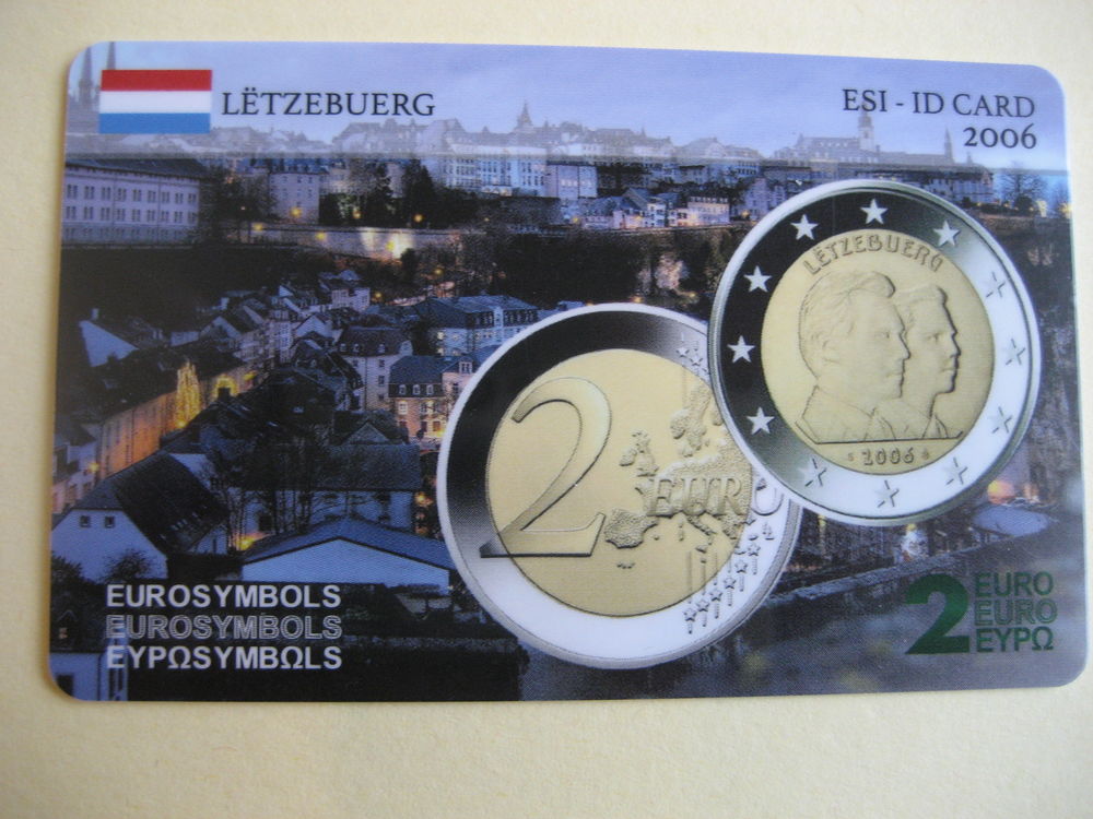 Carte 2Euro ESI -Id Card-LUXEMBOURG 2006 Grand Duc Guillaume 