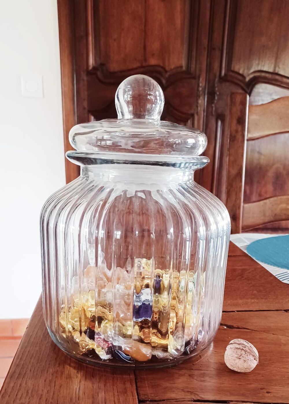 Bonbonni&egrave;re en verre Décoration