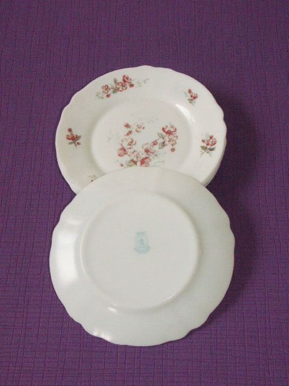 Lot 4 Assiettes &agrave; Dessert Arcopal - Vintage 60/70 Décoration
