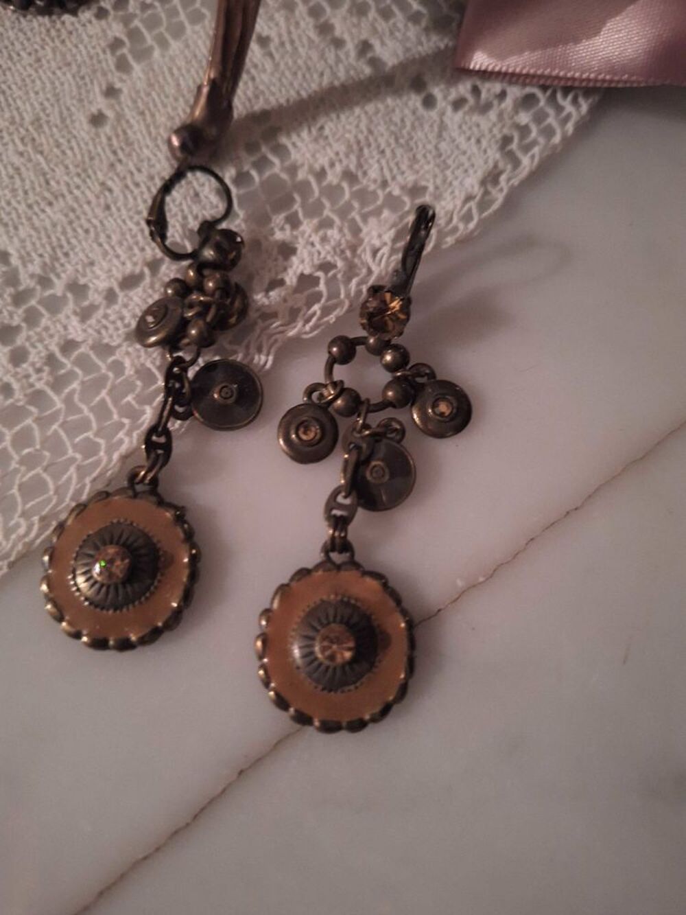 bijoux Axelle cr&eacute;ation collier et boucles d oreille Bijoux et montres