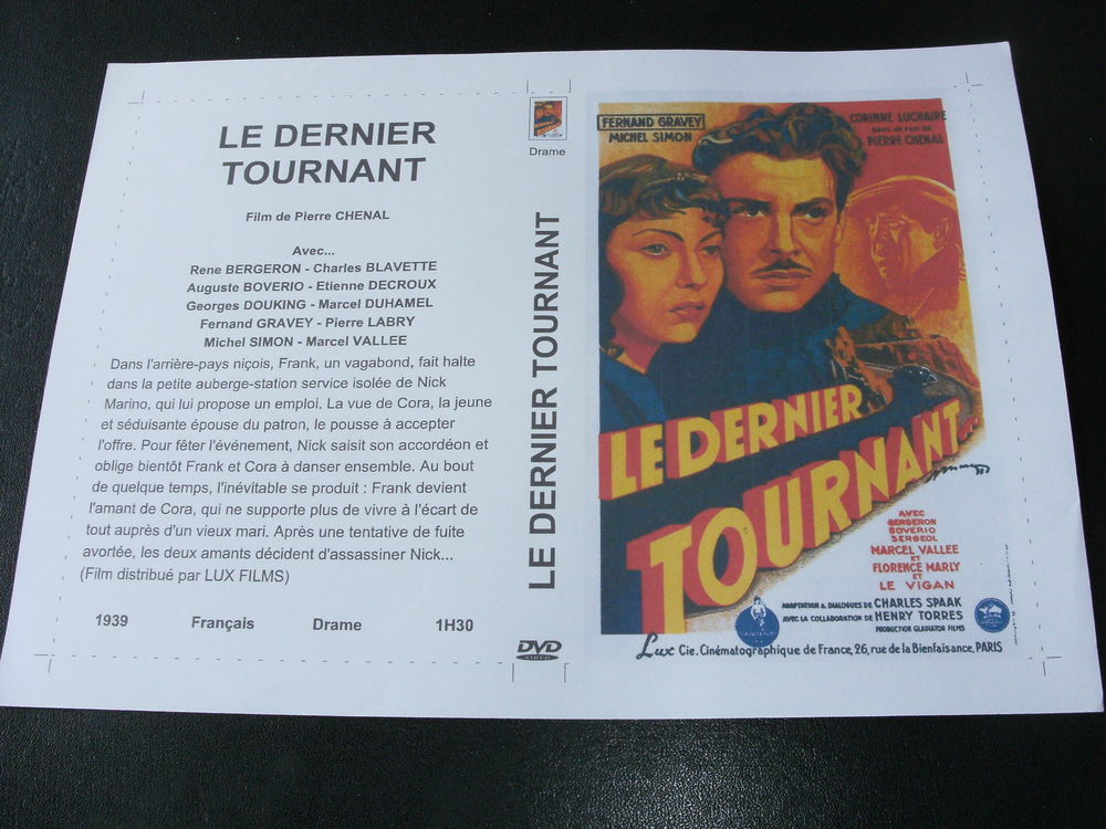 Film : " Le dernier tournant " DVD et blu-ray