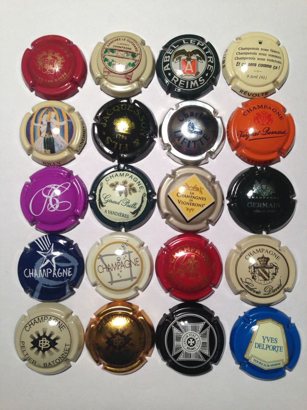 Capsules de Champagne et autres. 