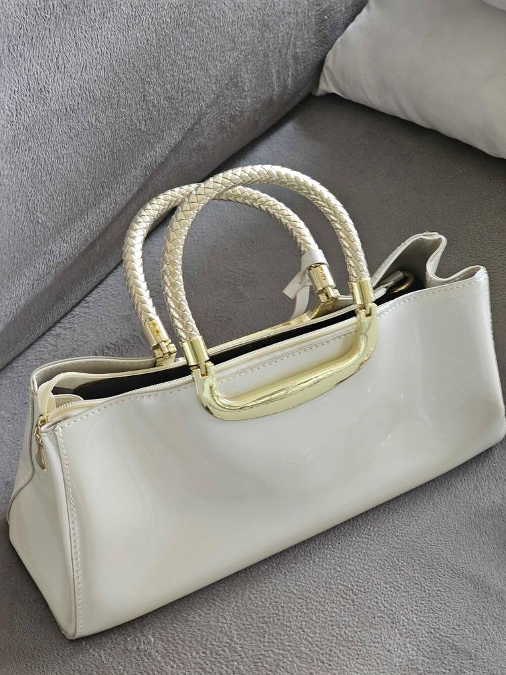 sac &agrave; main cr&egrave;me Neuve Maroquinerie