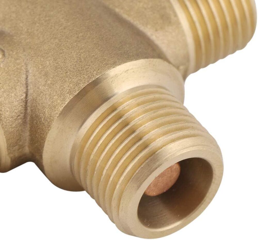 Mitigeur Thermostatique avec Raccords M&acirc;les 1/2 NPT Laiton Bricolage