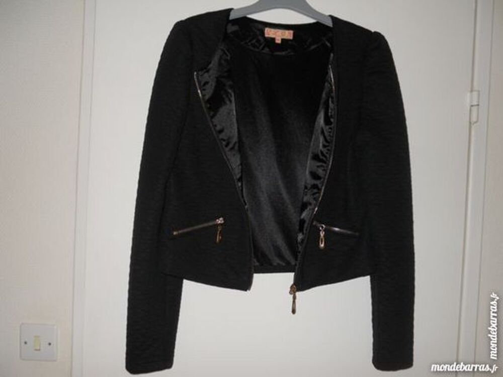 Veste noire marque originale L.C FASHION, neuve Vêtements