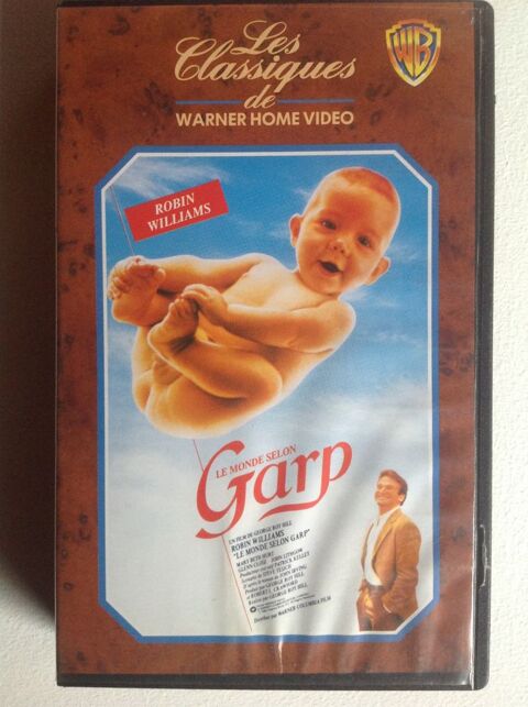 LE MONDE SELON GARP AVEC ROBIN WILLIAMS K7 VIDEO Envoi Possi Trégunc (29)
